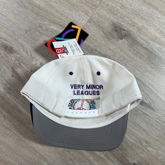 Vintage‎ Woodstock Hippies Snapback Hat White Wool Blend USA MiLB Baseball Cap - Picture 12 of 12